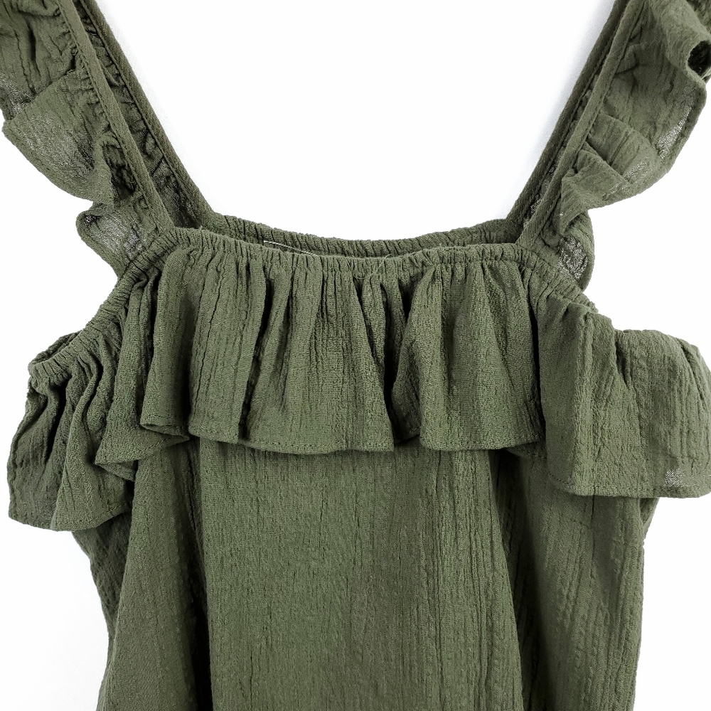 NWT Sienna Sky Seersucker Gauze Top - Picture 3 of 5